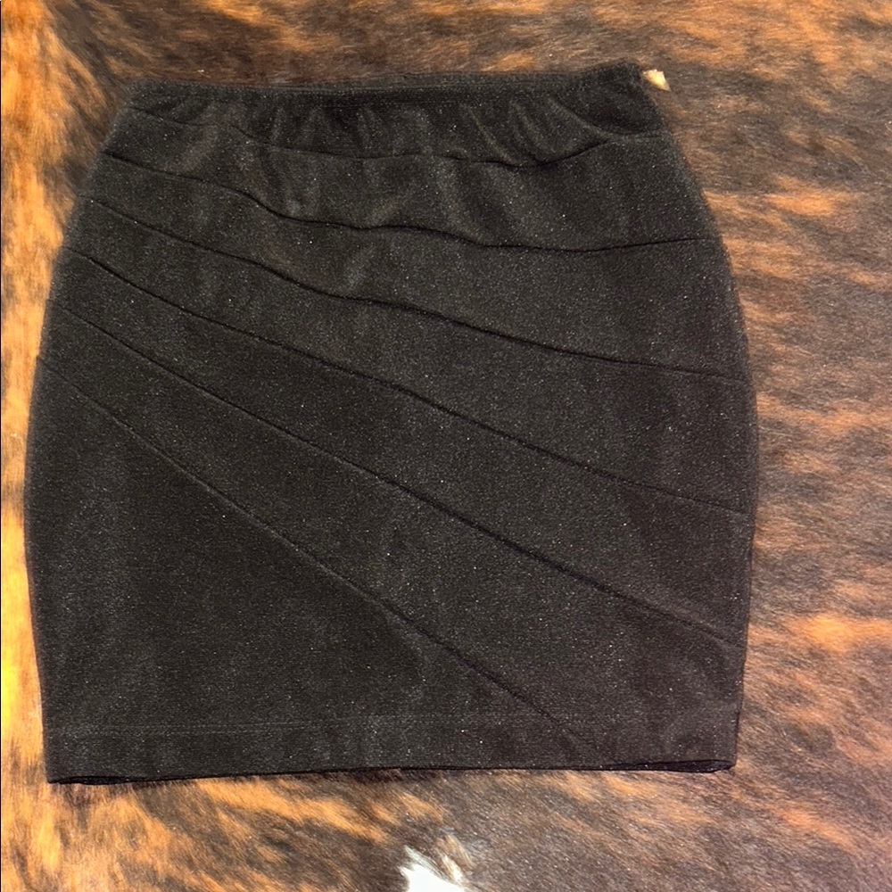 Elegant Black Mini Skirt